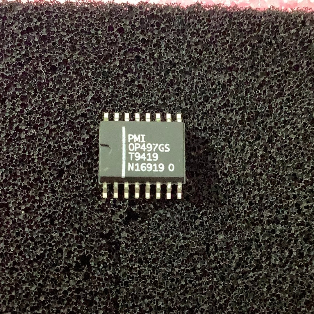 OP497GS - PMI - Operational Amplifiers - Op Amps RAIL-RAIL SINGLE SUPP