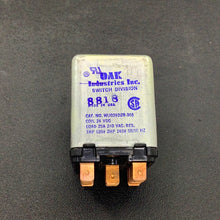 Load image into Gallery viewer, WU024D2R-566 - OAK Industries Inc. - 24VDC DPDT 25A RELAY
