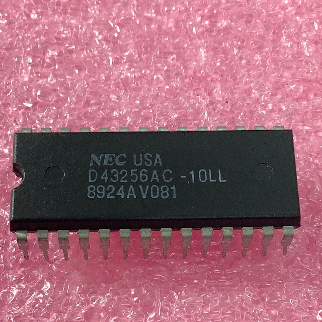 uPD43256AC-10LL - NEC - Static RAM, 32Kx8, 28 Pin, Plastic, DIP