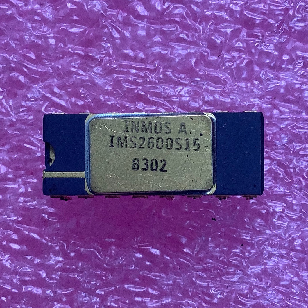IMS2600S15 - INMOS - 64Kx 1 DRAM. 16 Pin, Ceramic, DIP