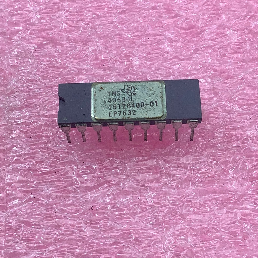 TMS4063JL - TI - 1024-WORD BY 1 BIT D RAM