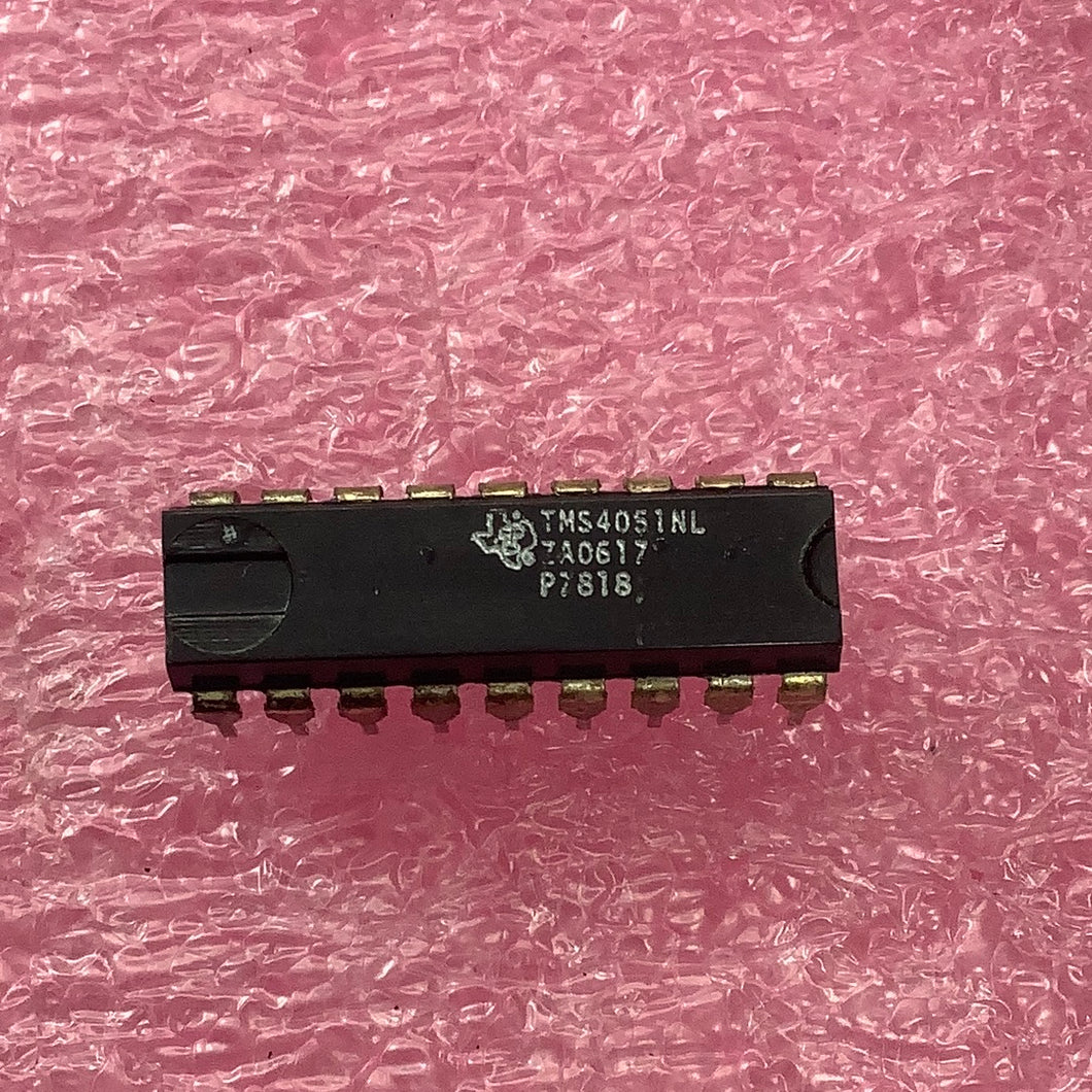 TMS4051NL - TI - 4096-BIT DYNAMIC RAM IC