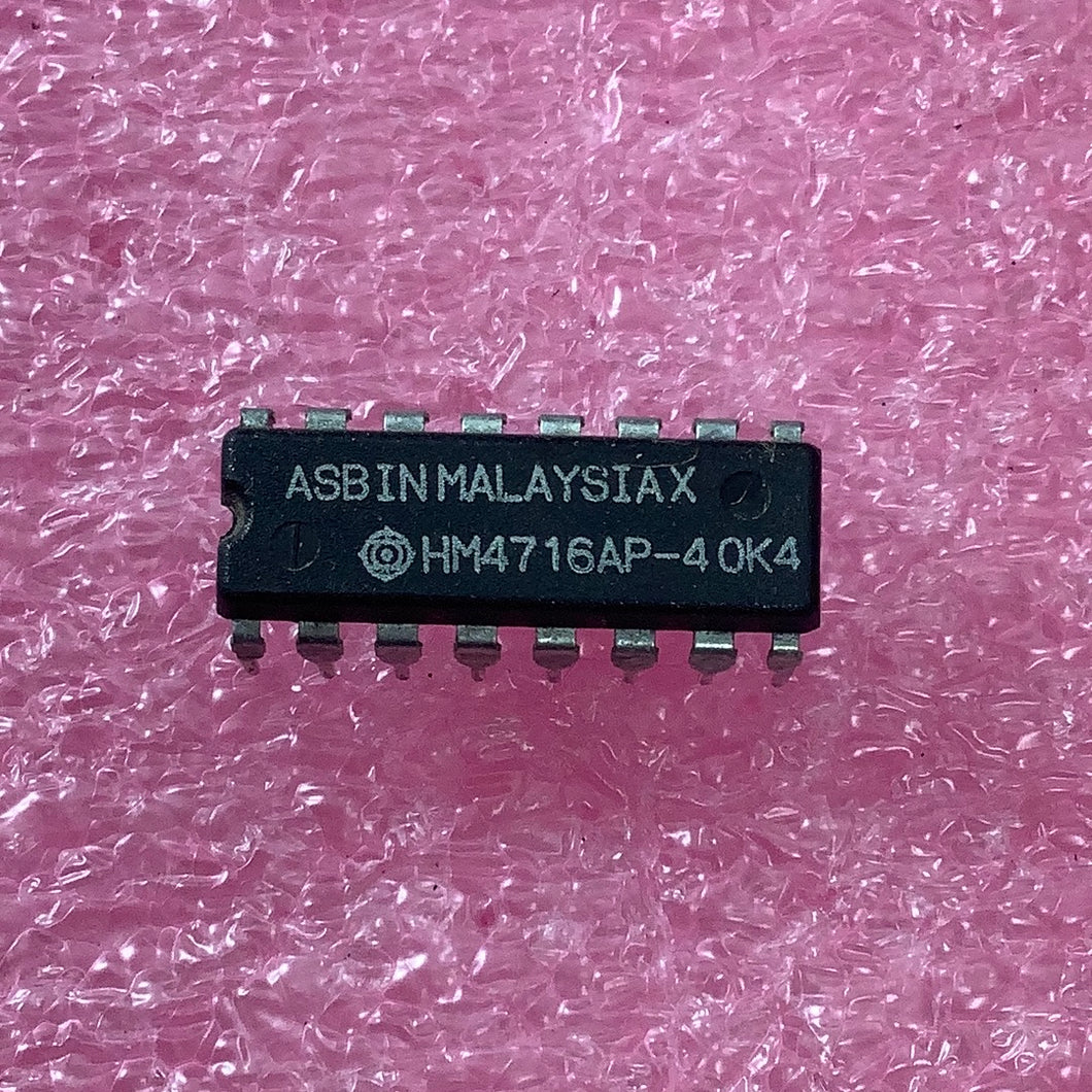 HM4716AP-4 - HITACHI - 16K x 1 DRAM PDIP16