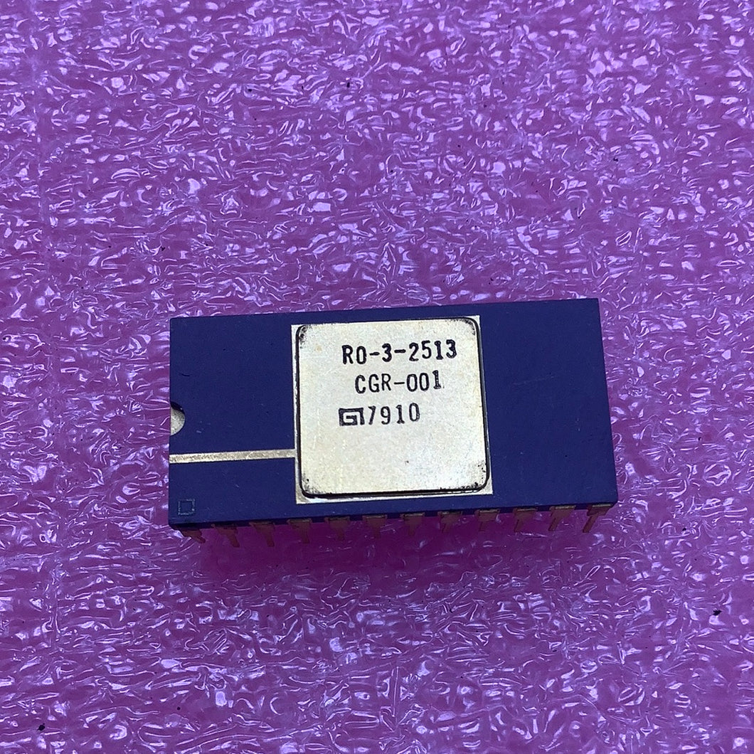 RO-3-2513 - GL - GI - Character Generator ROM (DIP-24) Gold Leads