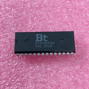 BT476KP50 - BT - D/A Converter, 1 Func, Parallel, 8 Bits Input Loading, 0.02us Settling Time, PDIP28