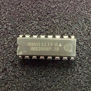 IMS2600P-10 - INMOS - Dynamic RAM, Page Mode, 64K x 1, 16 Pin, Plastic, DIP
