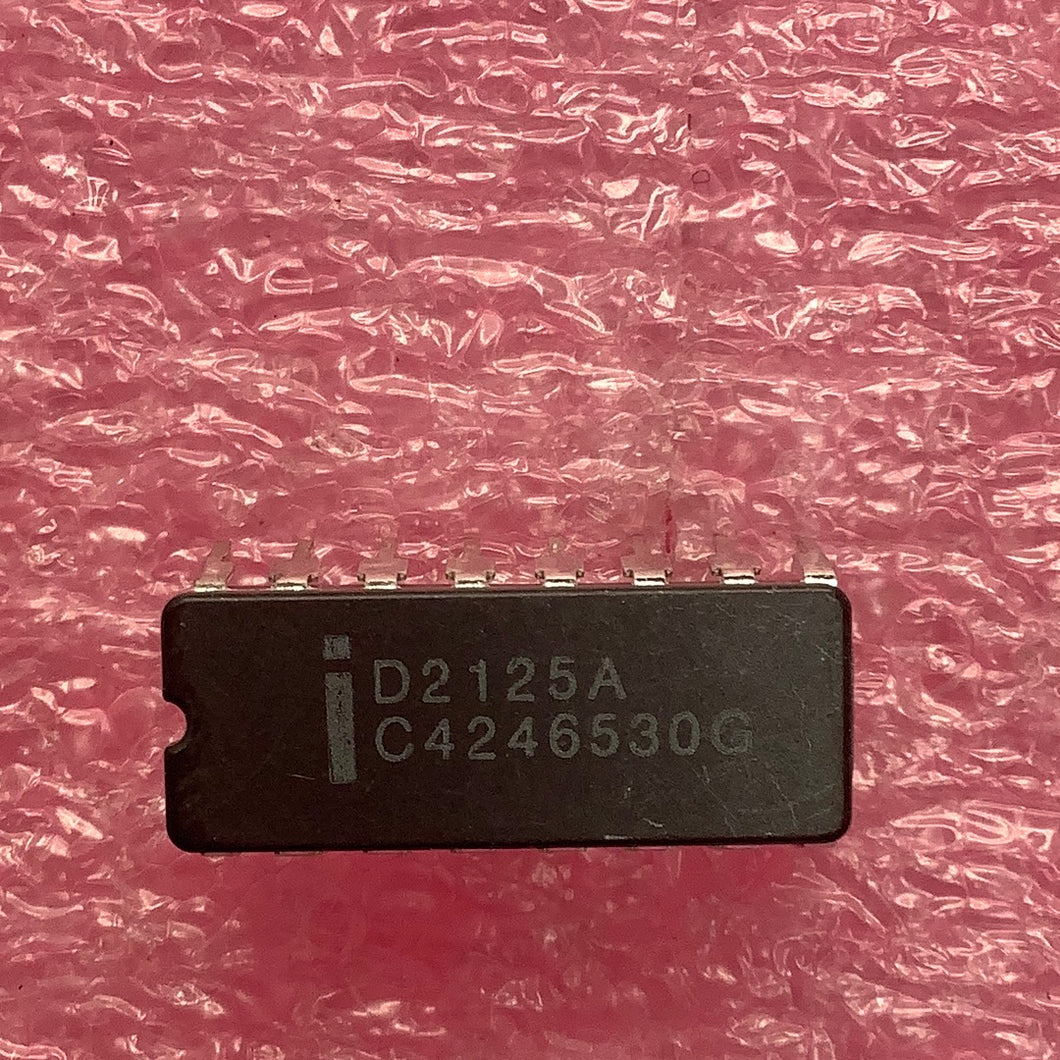 D2125A - INTEL  - Static RAM - Icc 125mA max. 16-Pin Ceramic Dip