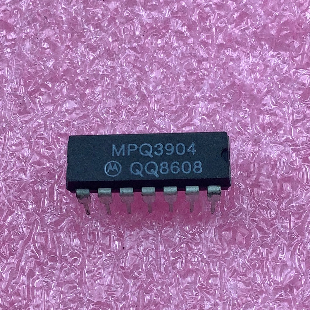 MPQ3904 - MOTOROLA - Bipolar (BJT) Transistor Array 4 NPN (Quad)