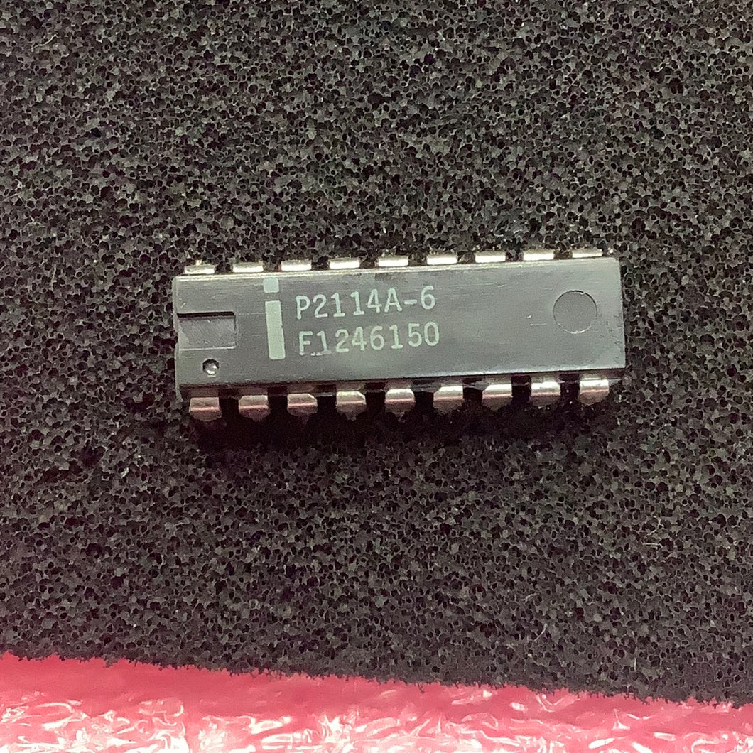 P2114A6 - INTEL - SRAM 1024x4 4K 18-PIN DIP