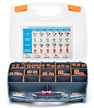 Load image into Gallery viewer, 191 Piece, Deutsch DT Connector Kit with Size 16 Solid Contacts, Gray A-keyway Connector in 2, 3, 4, 6, 8, 12 Pin Configurations,