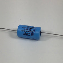 Load image into Gallery viewer, TCX270T150GIC - MALLORY -27 UF 150VDC AXIAL COMPUTER GRADE CAPACITOR
