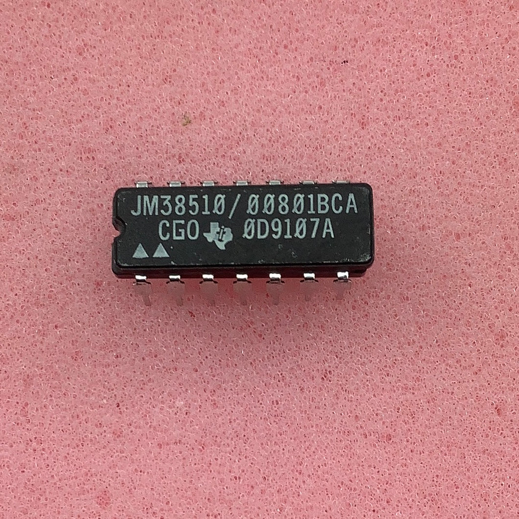 JM38510/00801BCA - TEXAS INSTRUMENTS - Military High-Reliability Integrated Circuit, Commercial Number 5406