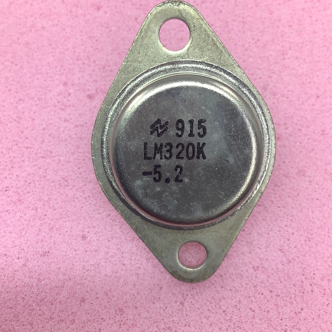 LM320K-5.2 - NATIONAL SEMICONDUCTOR - 5.2V Linear Voltage Regulator IC Negative Fixed 1 Output 1.5A TO-3