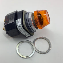 Load image into Gallery viewer, 800T-P16A - Allen-Bradley Pilot Light, 120Vac, AMBER, Transformer Type
