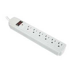 10Ft. 6 Outlet Power Strip Ivory, 215015