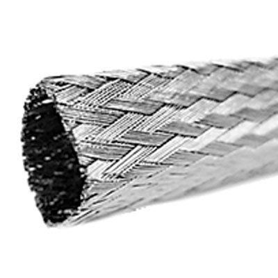 3/4”  Flat Tinned Copper Wire Braid, Fine Braid