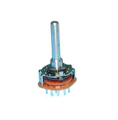 Rotary Switch, 2 Pole 5 Position, Non Shorting, 30-15205