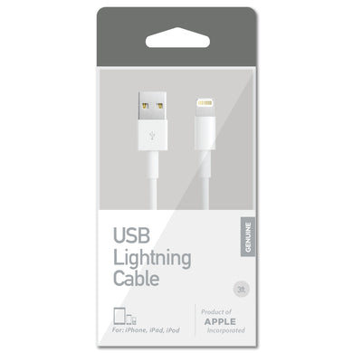 8PIN LIGHTNING SYNC & CHARGE CABLE - 3FT, IP5DK
