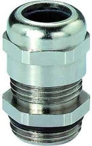 Liquid Tight Cord Grip,  3.0-5.0mm(.12-.26) Nickel Plated Brass  W/ Noeprene Sealing Insert, 22300.6