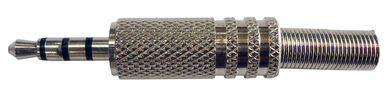 Shielded 4 Cond. 3.5mm Plug, Metal Handle (Pkg. 1), 70-050