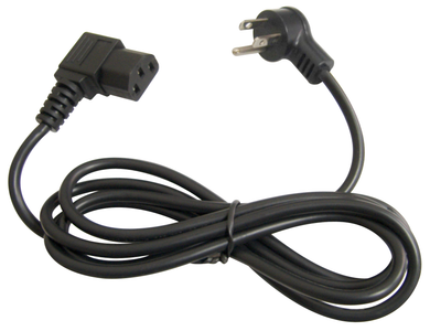 3ft R/A AC Power cord, 70-250