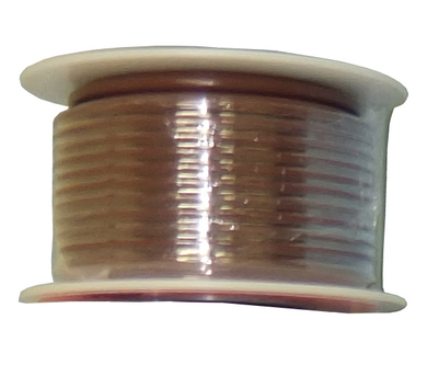 STRANDED COPPER-16 AWG-25'-BROWN, 78-21611