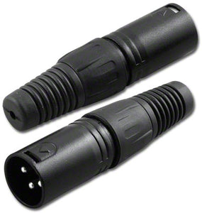 XCM-3SBK-P - XLR 3 pin male mic connector