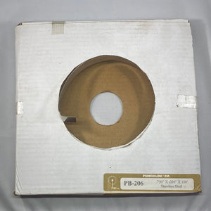 PUNCH-LOK PB-206 Stainless Steel Banding 0.75in X 0.03in X 100ft