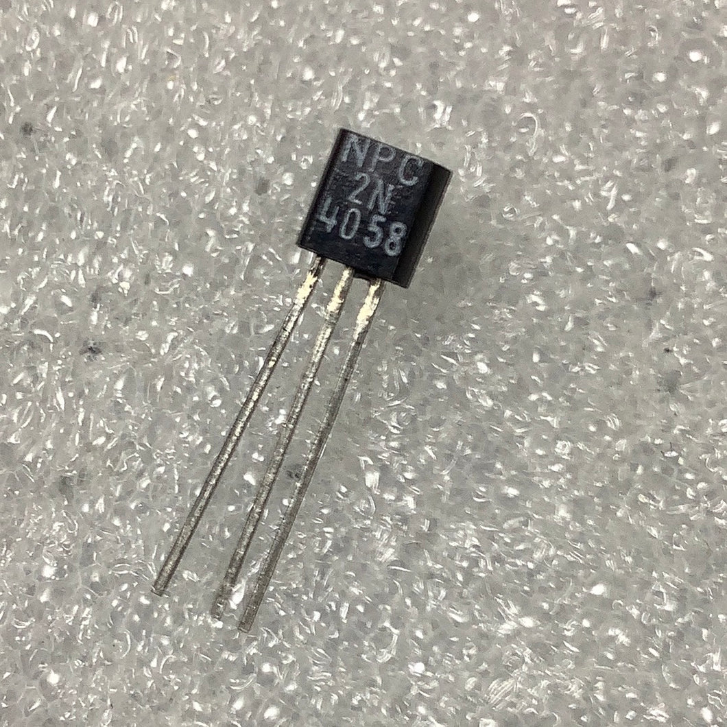 2N4058 - NPC - Silicon PNP Transistor  MFG -NPC