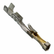 Load image into Gallery viewer, CONN SOCKET 24-30AWG CRIMP GOLD, Chain Form, 100 contacts per package. Quantity Shown Available = 100 Packs., 16-02-1113 -C
