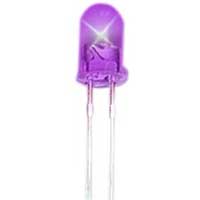 NTE30120 - NTE Electronics - Super Bright LED, 3mm, Purple 5/pk