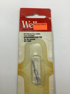 EP106 - WELLER - Soldering Tip, 1/16" Narrow Screwdriver