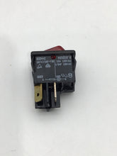Load image into Gallery viewer, 6324442-2B-JE - CARLINGSWITCH - DPST, ON-OFF ROCKER SW. LIGHTED, 120VAC NEON, RED, 12A 125VAC
