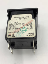 Load image into Gallery viewer, MB2-B-34-470-1-A24-B-C - CARLING - 2-pole magnetic-hydraulic circuit breaker, 7 AMP, 250VAC, 65VDC Rocker Style
