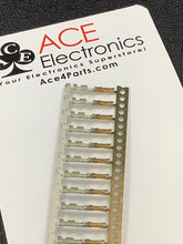 Load image into Gallery viewer, 16-02-0088 -C - MOLEX - CONN SOCKET 22-24AWG CRIMP GOLD, Chain Form, 100 contacts per package. Quantity Shown Available = 100 Packs.
