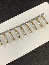 Load image into Gallery viewer, 61314-5 -50 - AMP - Socket Contact Gold 18-24 AWG Crimp, Chain Form, 50 contacts per package. Quantity Shown Available = 50 Packs.
