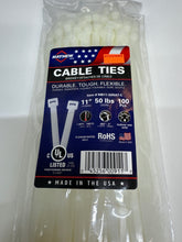 Load image into Gallery viewer, 11&quot; 50lb Natural Ties 100 PACK  - MB11-50NAT-C - Mayhew Steel Products Inc.
