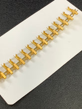Load image into Gallery viewer, 08-56-0105 -50 - MOLEX - CONN 18-24AWG CRIMP GOLD, Chain Form, 50 contacts per package. Quantity Shown Available = 50 Packs.
