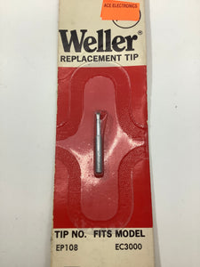 EP108 - WELLER - 1/8" (3.00mm) Chisel Micropoint for EC3000 Series Irons