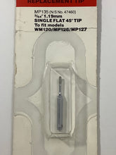 Load image into Gallery viewer, MP135 - weller - Flat Soldering Tip for WM/120/MP126/mp127
