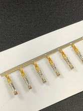 Load image into Gallery viewer, 66104-8 -25 - AMP - CONN SOCKET 20-24AWG GOLD CRIMP, Chain Form, 25 contacts per package. Quantity Shown Available = 25 Packs.
