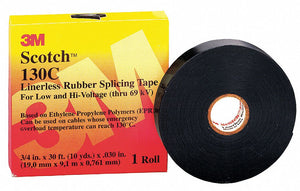 Scotch® Linerless Rubber Splicing Tape 130C