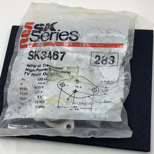 SK3467 - RCA - NPN Silicon Si Transistor