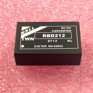 RBD212 - WALL - DC/DC Converter 12vdc in, +- 12Vdc 50 Ma out