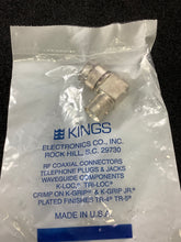 Load image into Gallery viewer, UG-567 A/U - KINGS - Adapter,Coaxial C Male/Female Elbow, Right Angle
