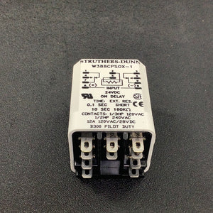 W388CPSOX-1 - STRUTHERS-DUNN - Time Delay Relay - DPDT - 12A - 24VDC - 0.1 ti 10 SEC