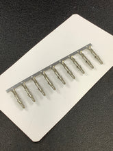Load image into Gallery viewer, 350561-1 -C - AMP - CONN PIN 18-24AWG CRIMP TIN, Chain Form, 100 contacts per package. Quantity Shown Available = 100 Packs.
