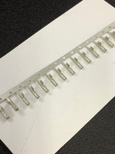 Load image into Gallery viewer, 640259-1 -C - AMP - CONN TERM RCPT 17-22AWG CRIMP, Chain Form, 100 contacts per package. Quantity Shown Available = 100 Packs.
