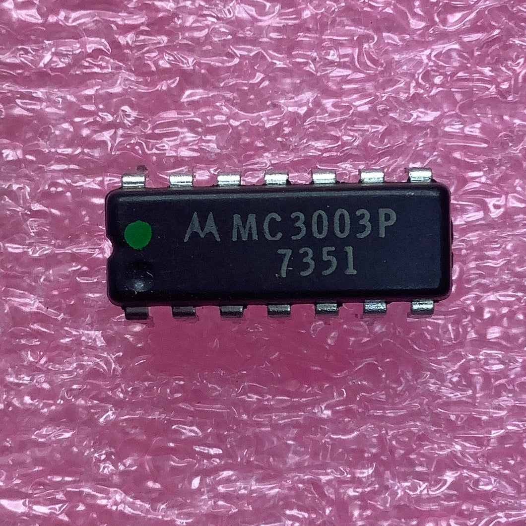 MC3003P - MOTOROLA - MOR GATE - TEST DOTS