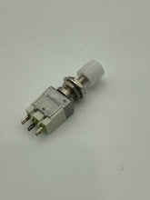 Load image into Gallery viewer, EB2065-BB - NKK - Push Button Switch, SPDT, ON-ON(Alt Action) 3A, White Cap
